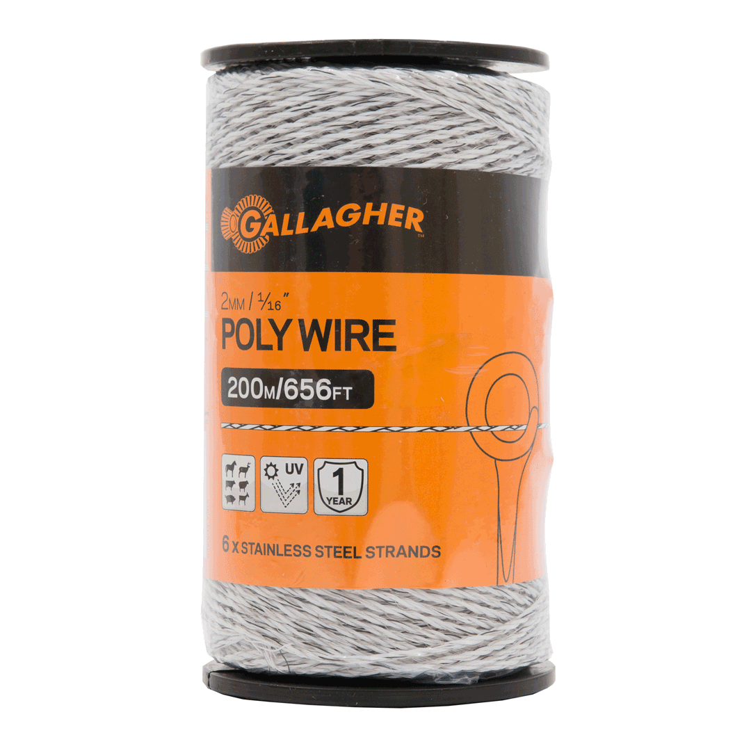 Gallagher Poly Wire 200m