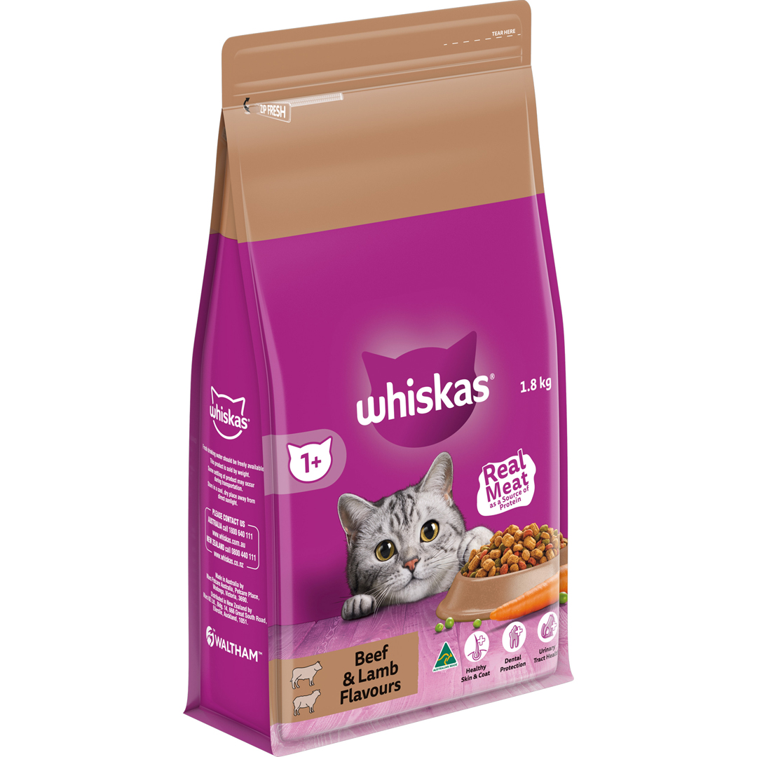 Whiskas Adult Beef & Lamb 1.8kg