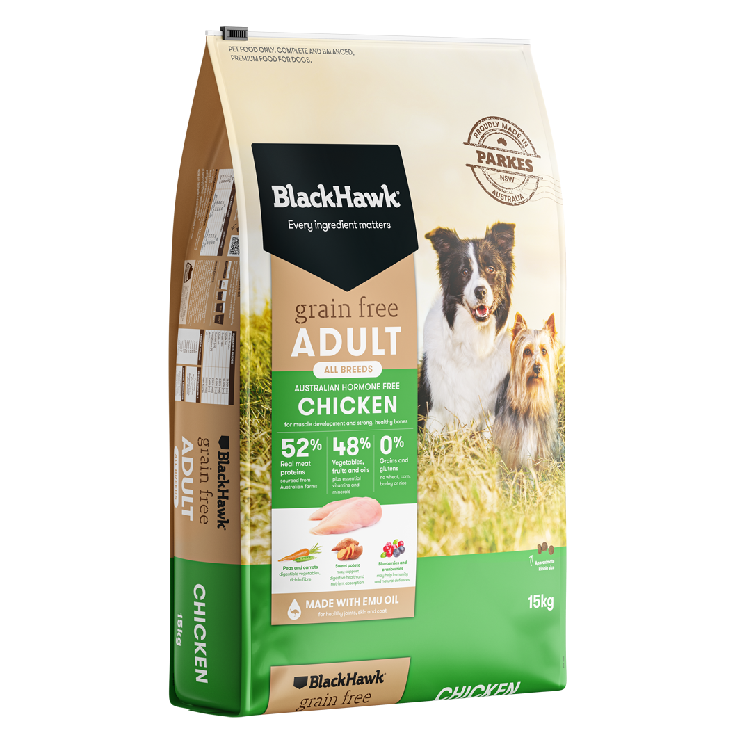 Black Hawk Dog Grain Free Chicken 15kg