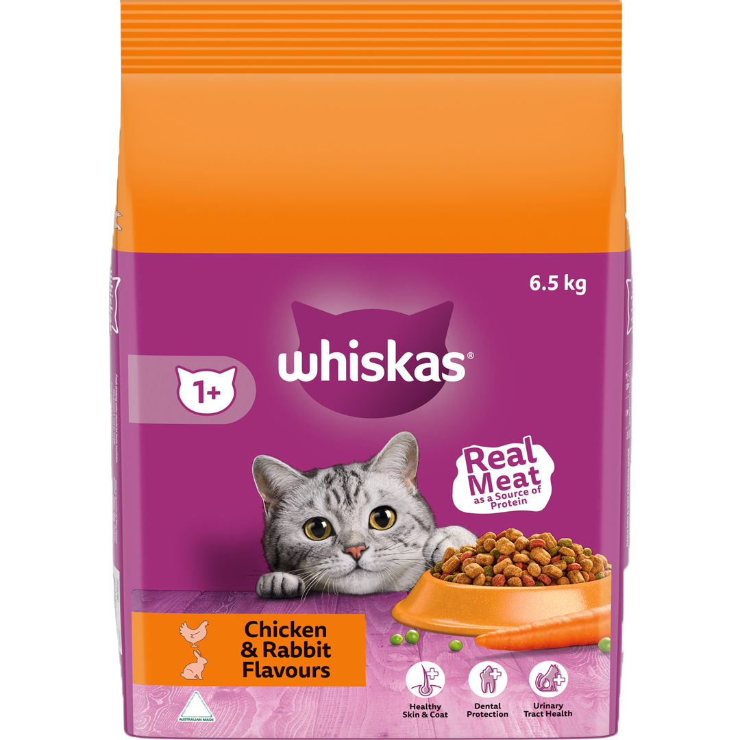 Whiskas Adult Chicken & Rabbit 6.5 kg