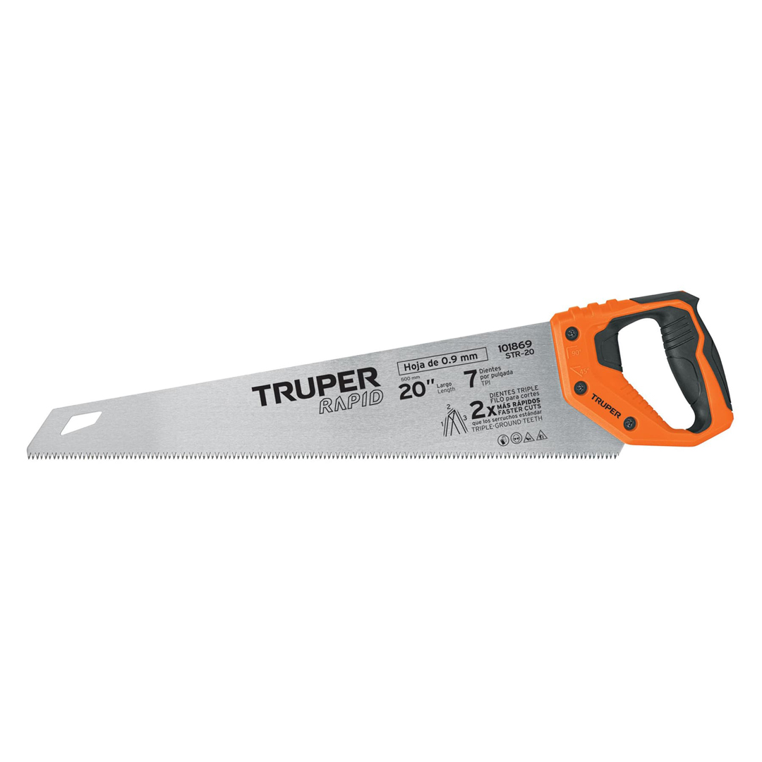 Truper Hand Saw Rapid Cut 50cm 7 point