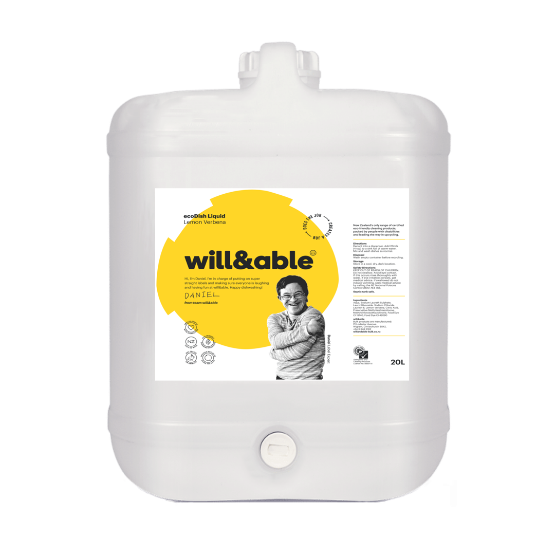 Will & Able EcoDish Liquid 20L