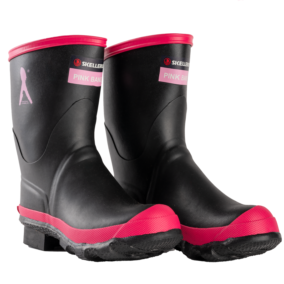 Skellerup Pink Band Gumboots Wmns/Youth