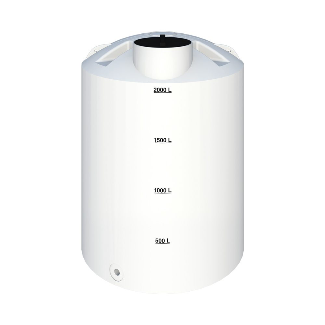 Devan Translucent Tank With Volume Markers 2000L