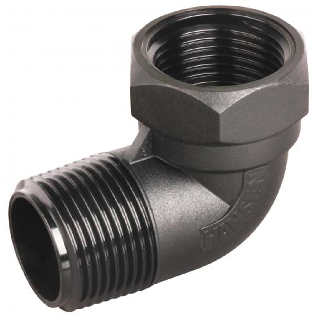 Hansen Male Female Threaded Elbow 50mm
