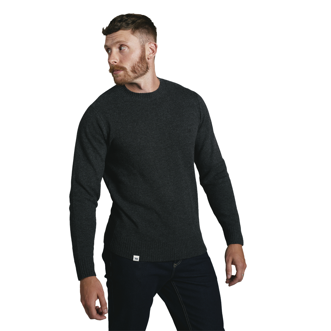 1972 Station NZ Merino Crew Neck Mns
