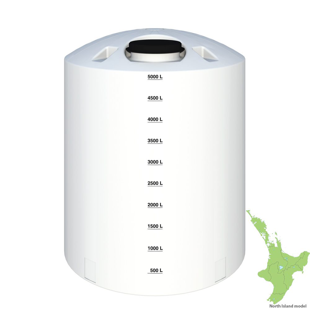 Devan Translucent Tank With Volume Markers 5000L NI