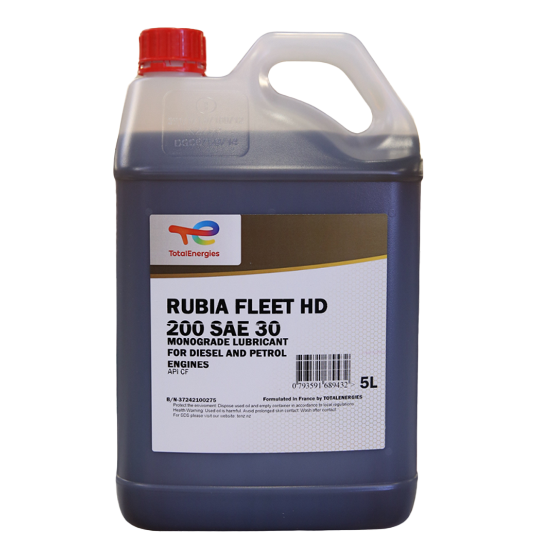 Total Energies Rubia Fleet HD 200 SAE 30 5L