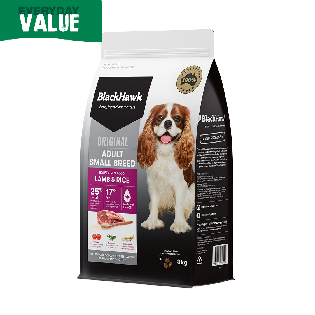 Black Hawk Dog Small Breed Original Lamb and Rice 3Kg