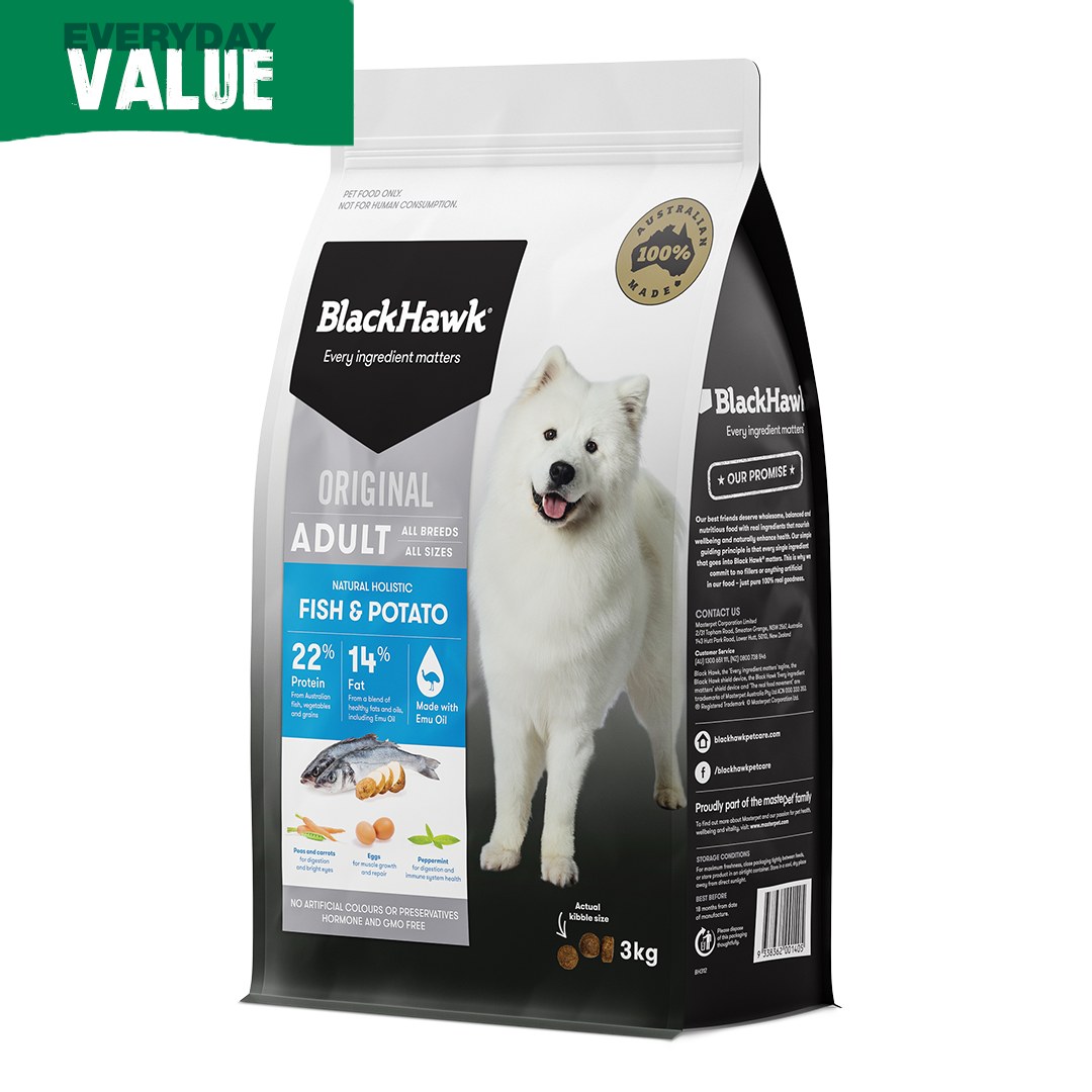 Black Hawk Dog Adult Fish & Potato 3kg