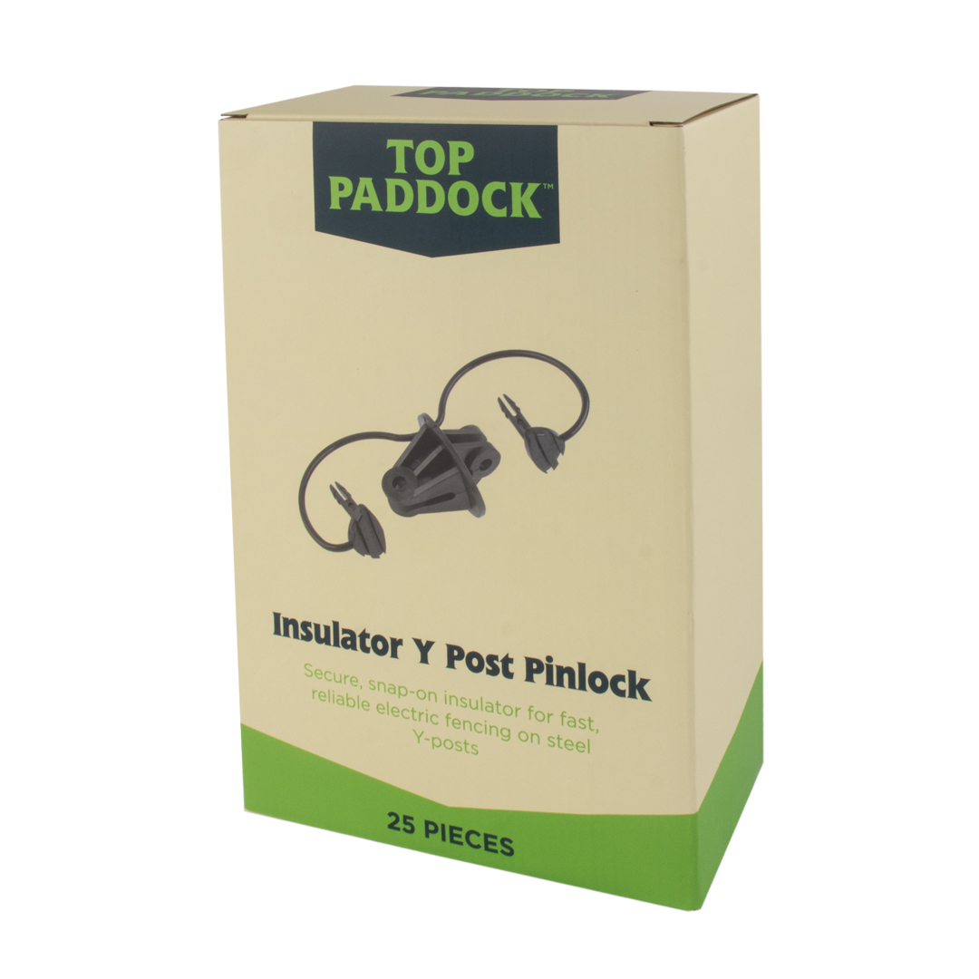 Top Paddock Insulator Y Post Pinlock 25 Pack