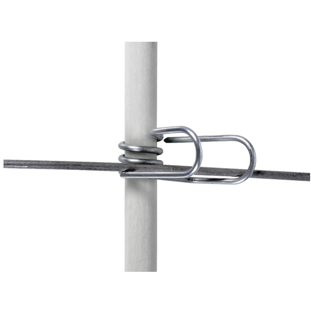 Gallagher Spring Grip Clip Fiberglass Post 10mm 10 Packet
