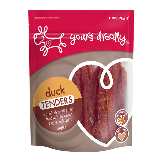 Yours Droolly Duck Tenders 450g