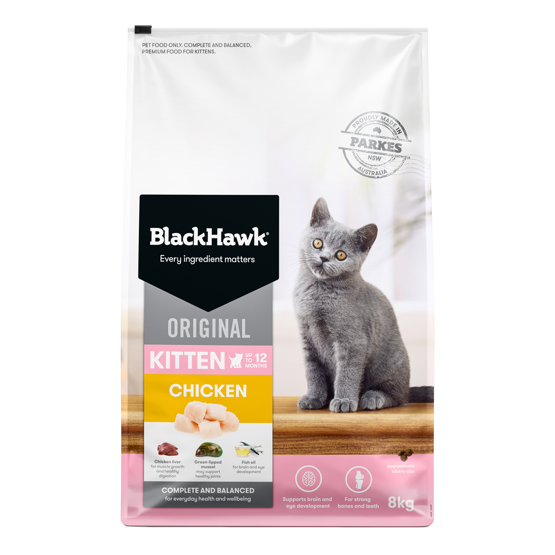 Black Hawk Orig Kitten Chicken 8kg