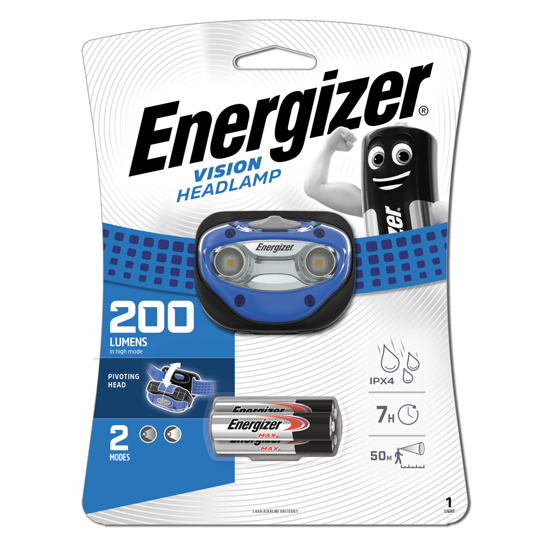 Energizer Vision Headlight 200Lm