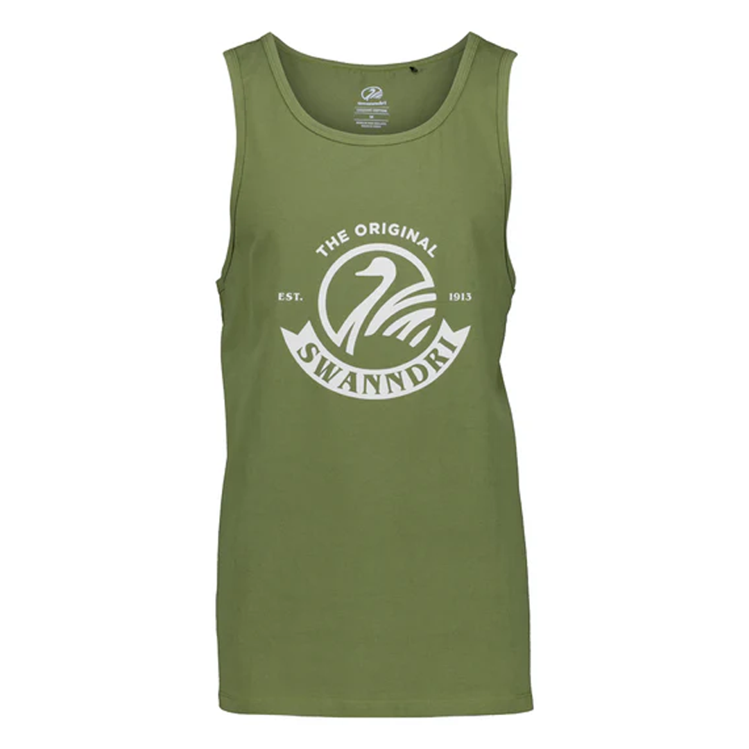 Swanndri Original Printed Singlet Mns
