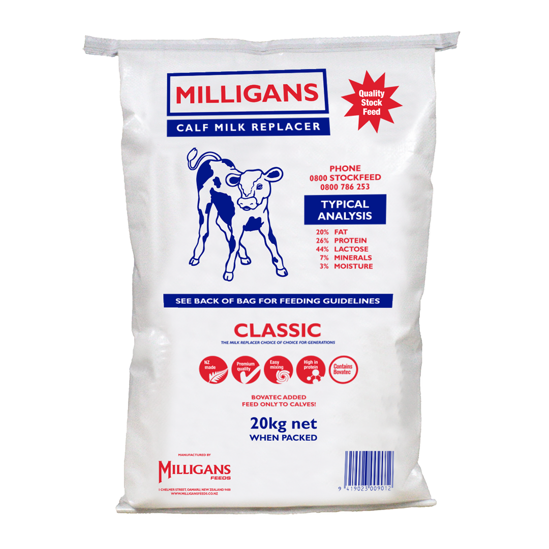 Milligans Classic Calf Milk Replacer 20kg