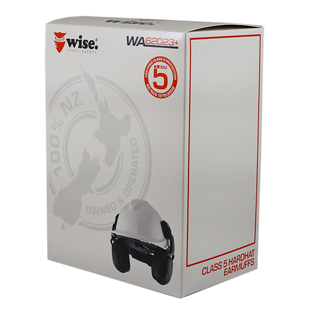 Wise Class 5 Hardhat Earmuffs