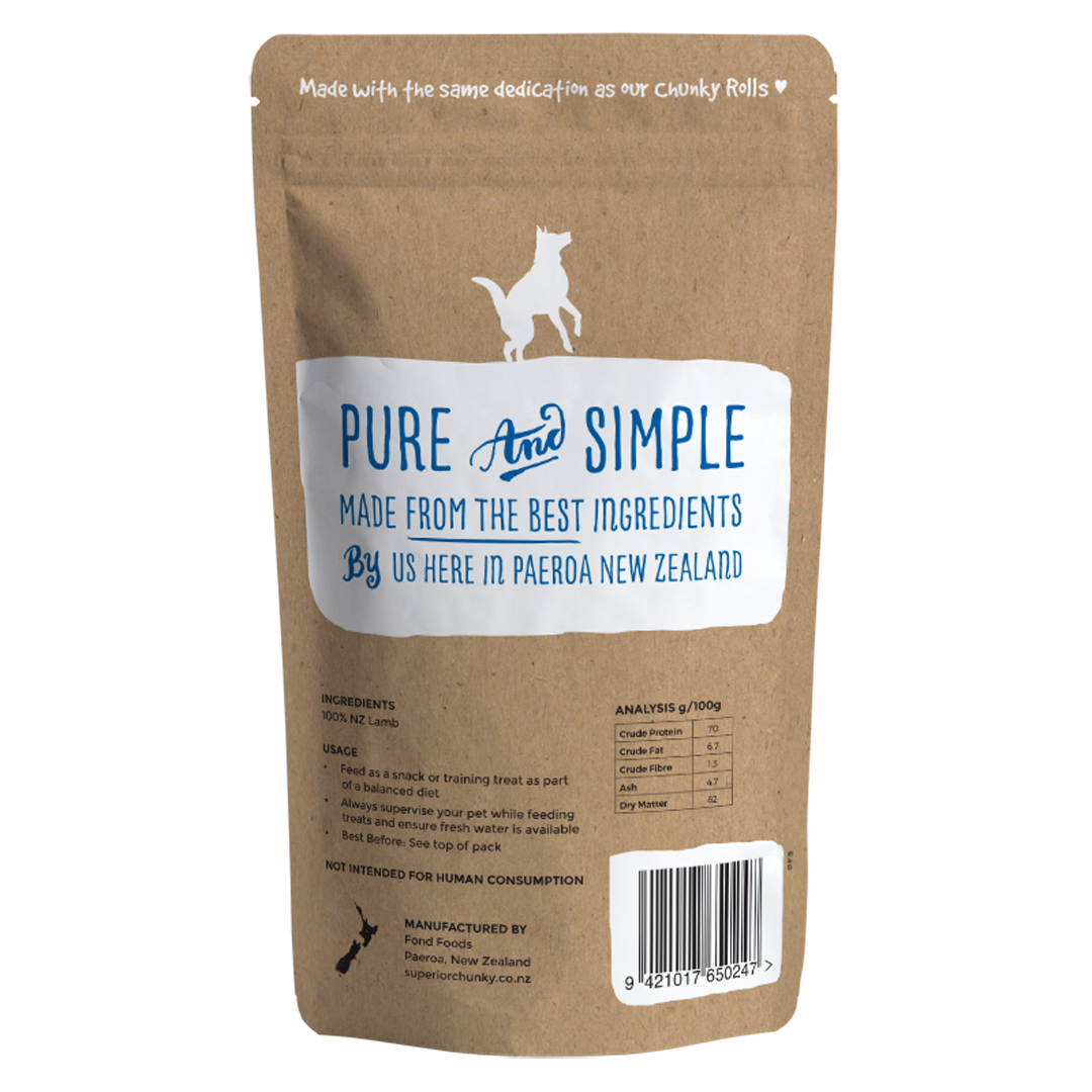 Superior Chunky Dog Treat Waffle Bite 50g