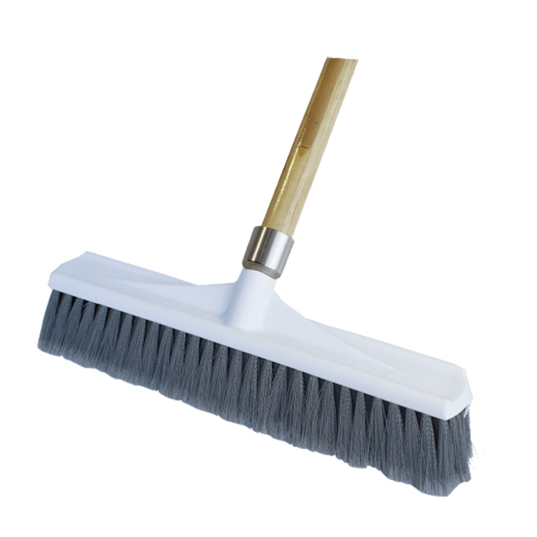 Floor Broom With Wood Handle 450mm