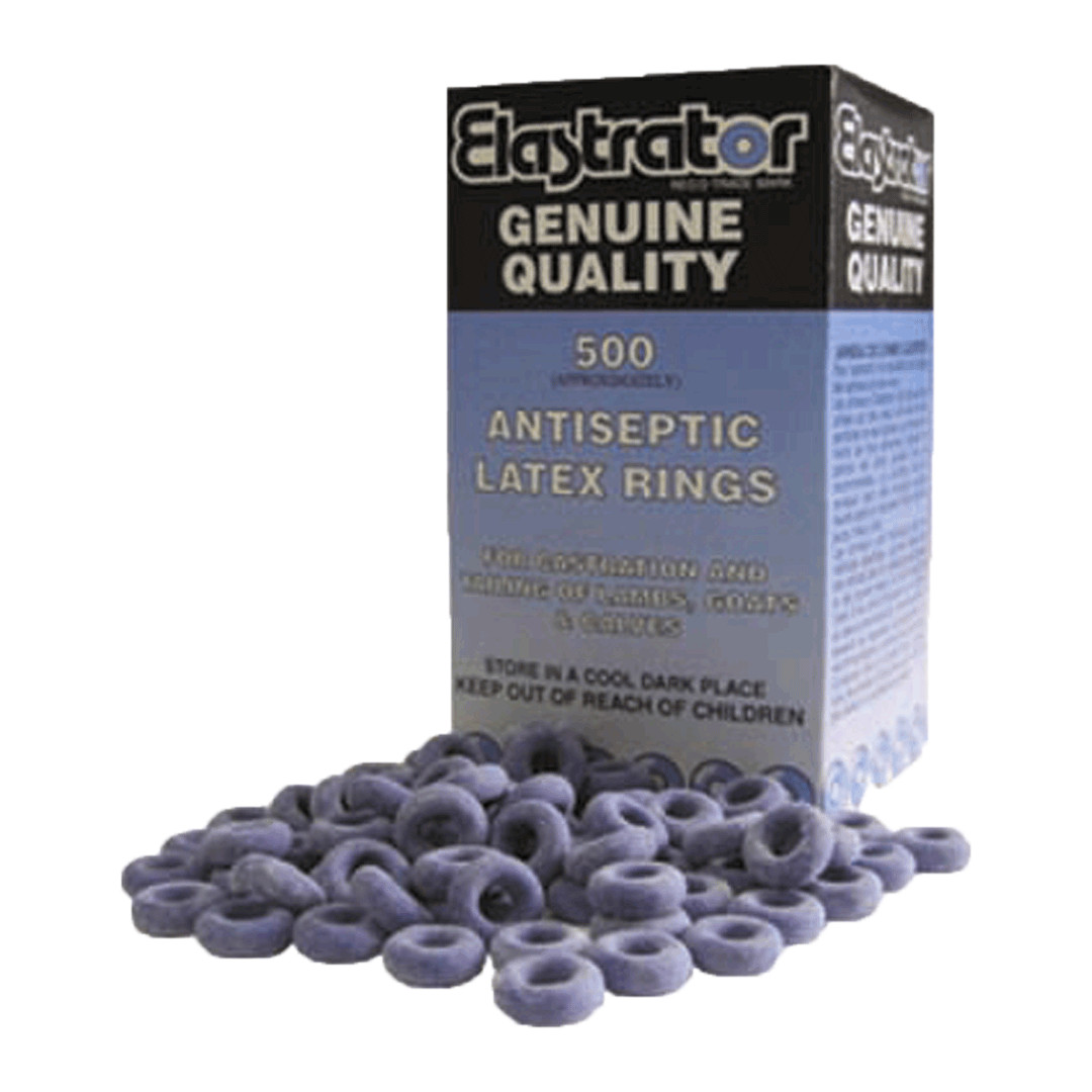 Elastrator Rings Blue 500 Packet
