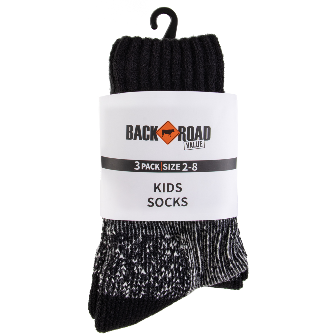 Back Road Value Kids Sock 3 Pack