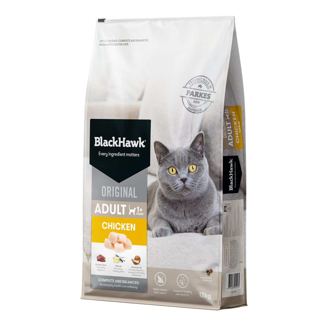 Black Hawk Orig Cat Chicken 12kg