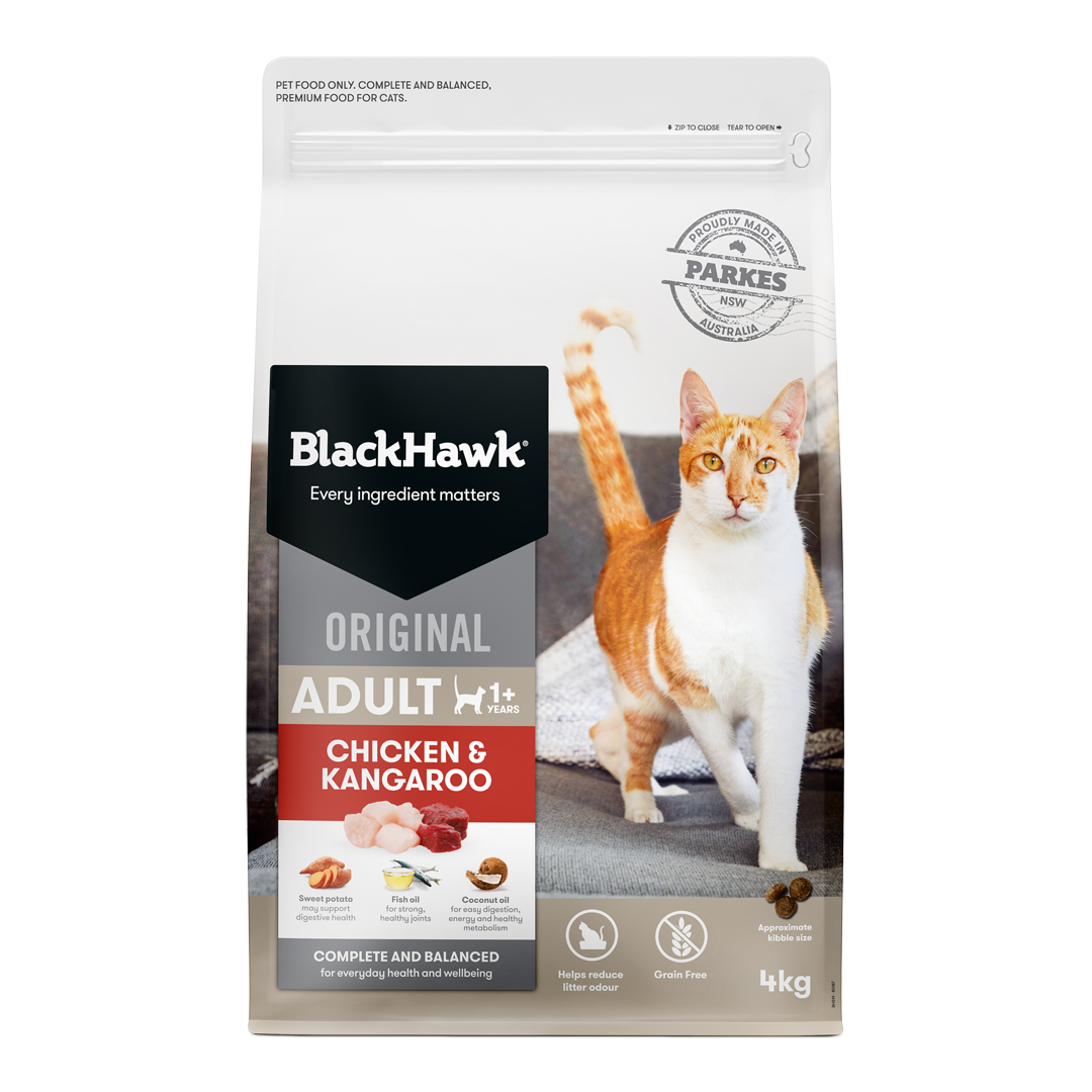 Black Hawk Orig Cat Chick/Kangaroo 4kg