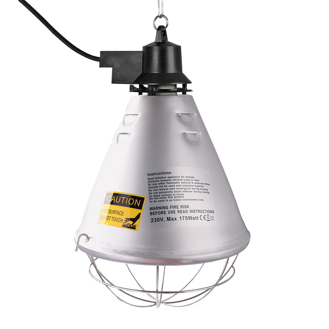 Brooder Lamp Holder Reflector Complete