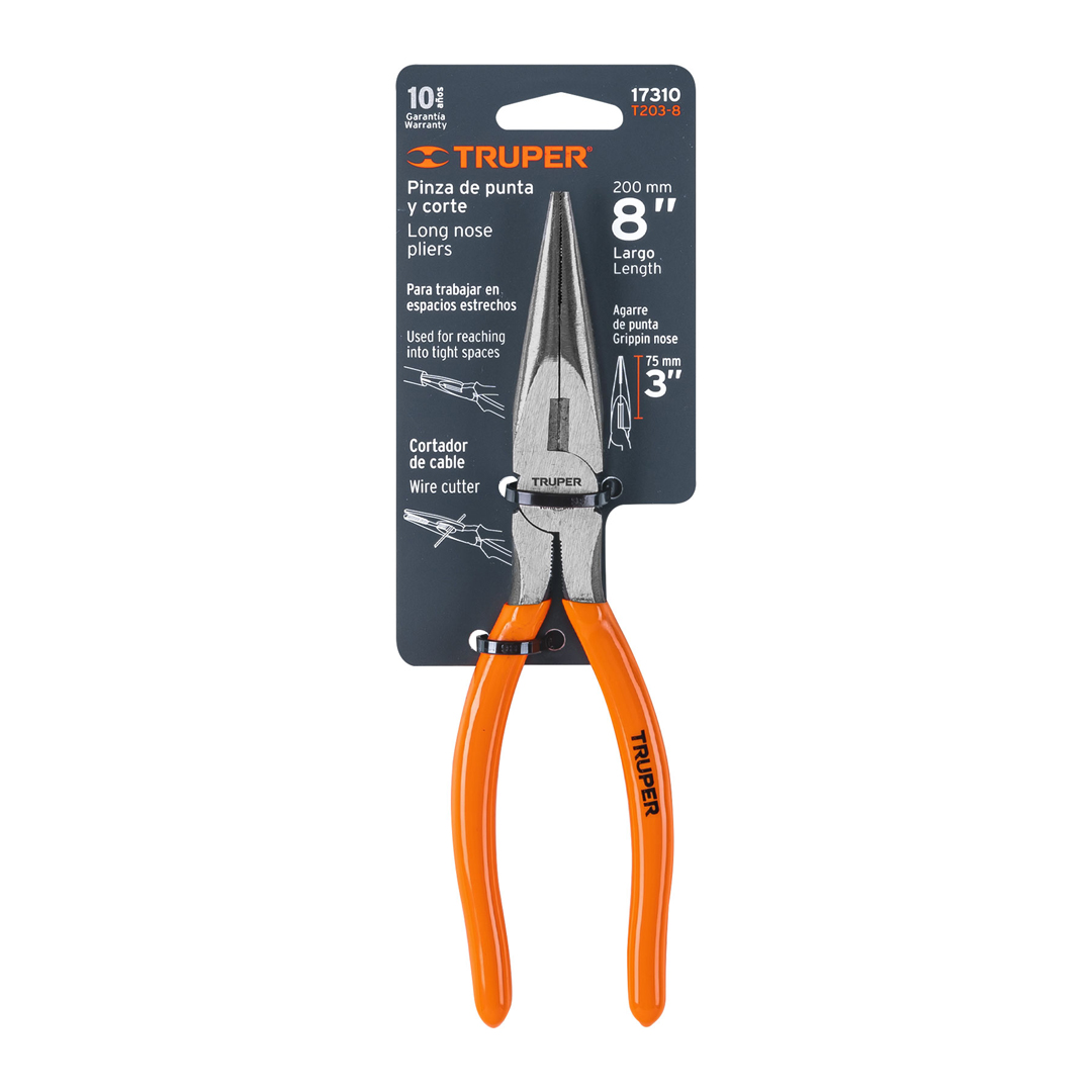 Truper Long Nose Pliers 200mm