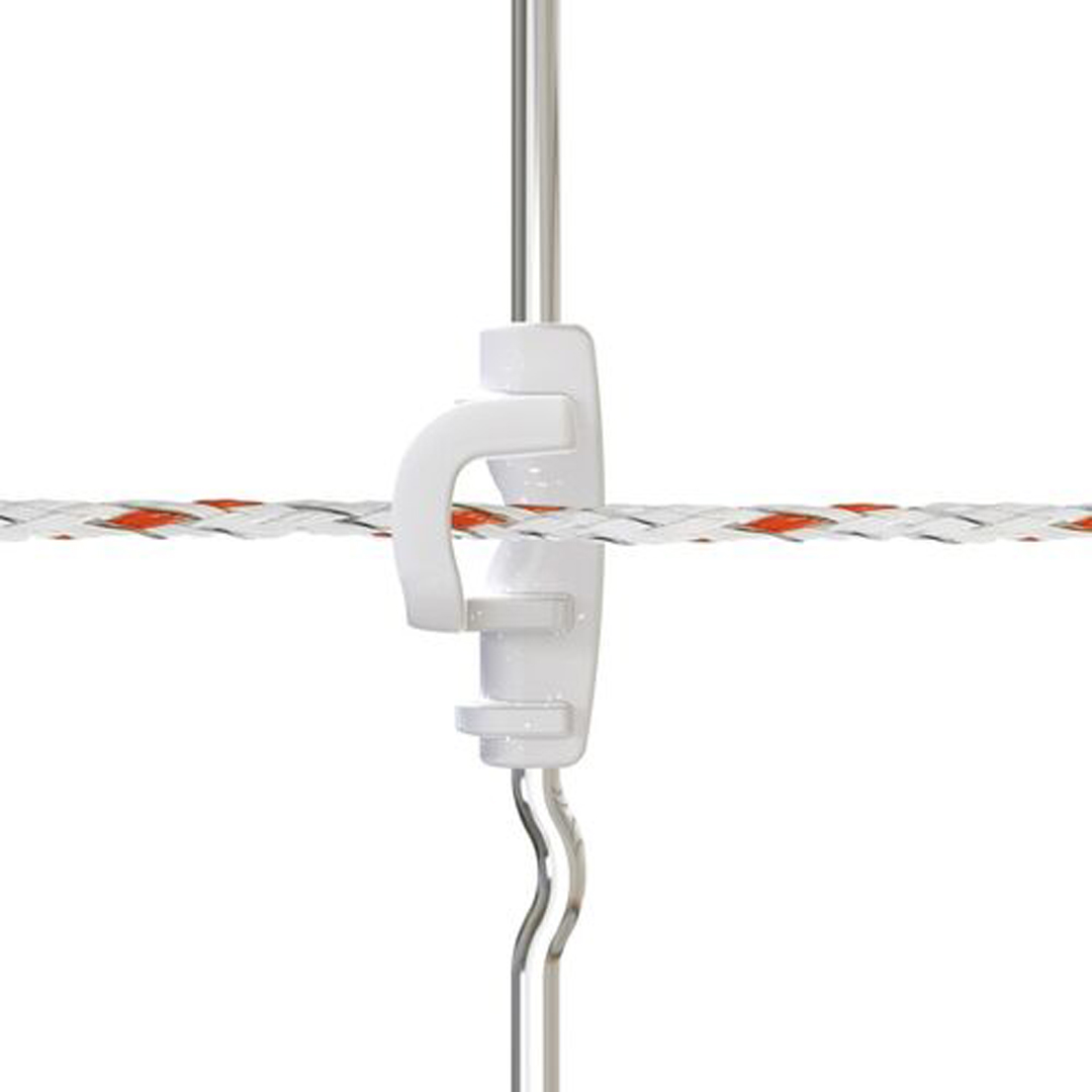 Gallagher Insulator Treadin RT HD 7mm White 30 Packet