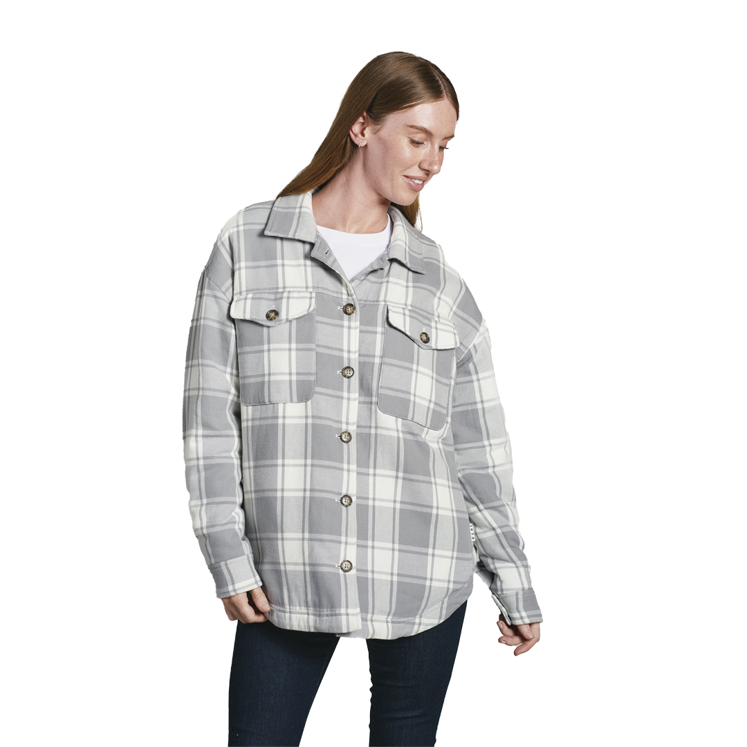 1972 Fitzherbert Check Shacket Wmns