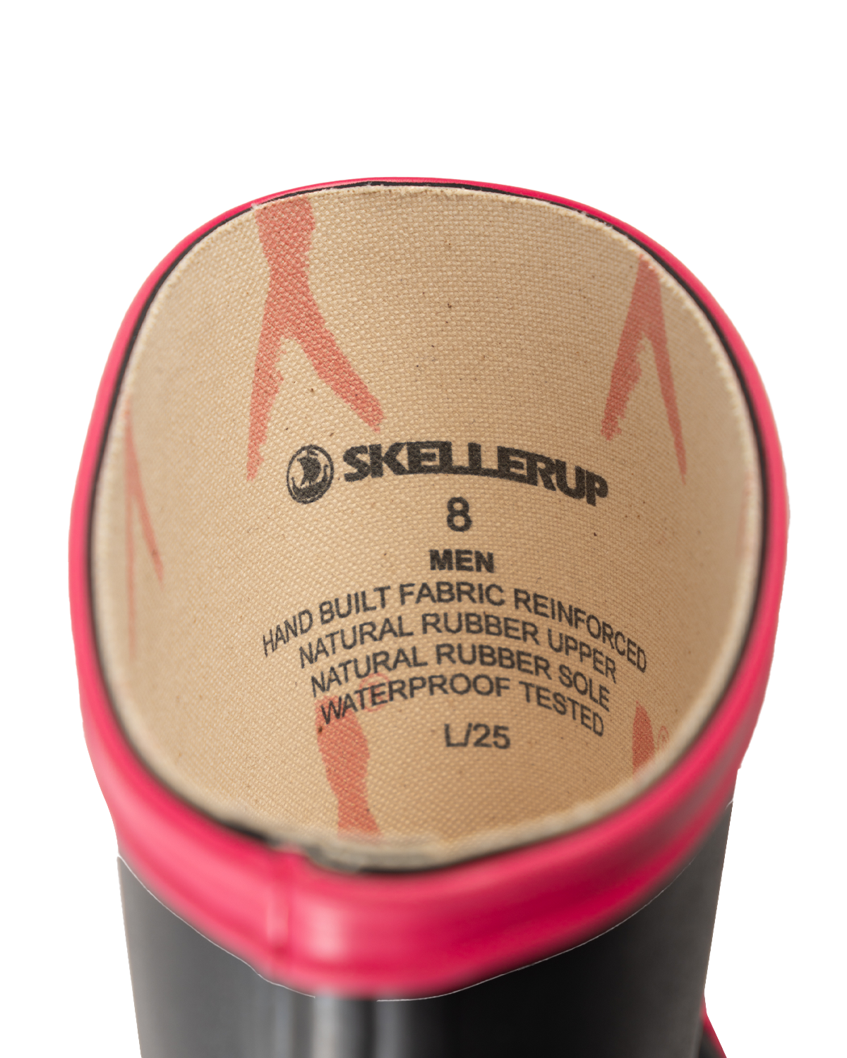 Skellerup Pink Band Gumboots Mens