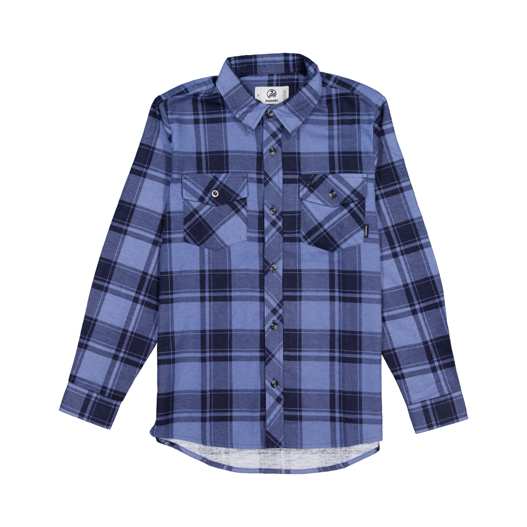 Swanndri Egmont Full Placket Shirt Kids