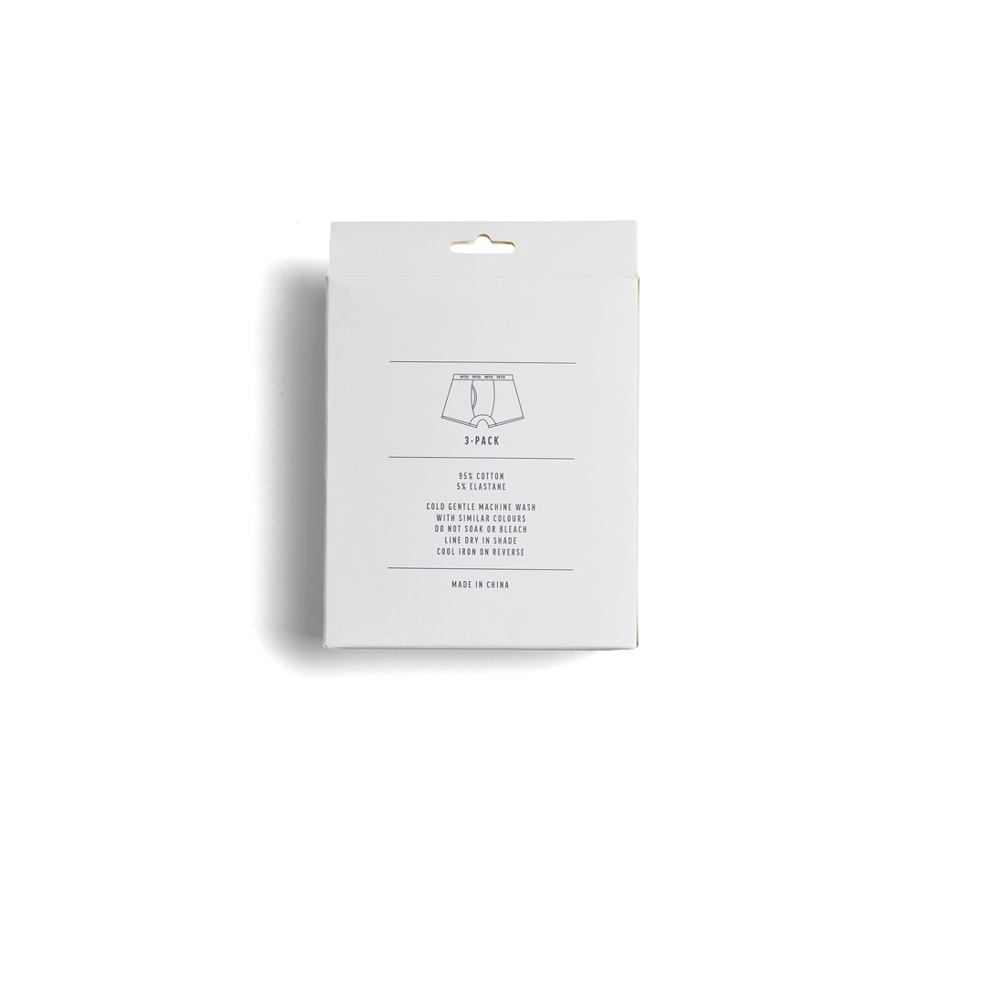 1972 Organic Trunk Mns 3 Pack