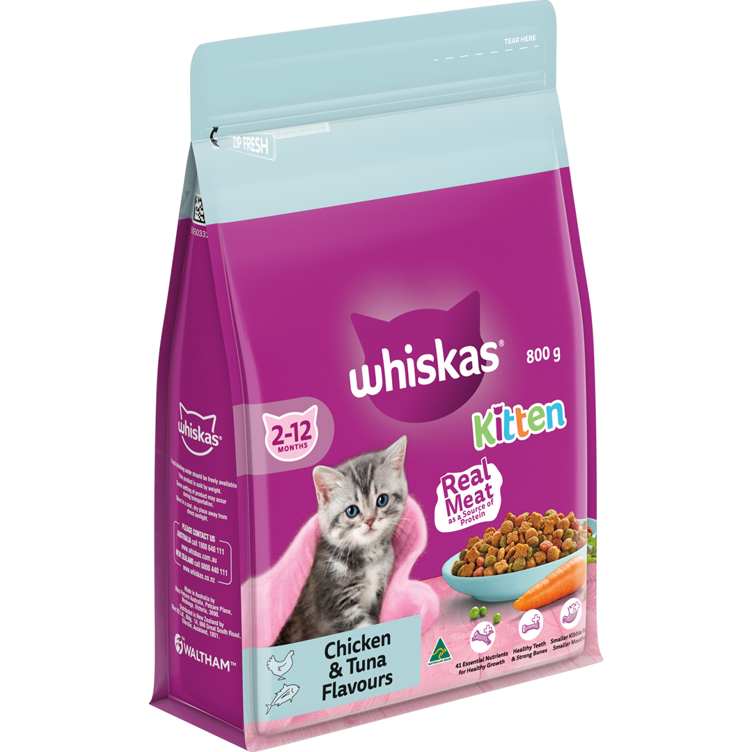 Whiskas Kitten Chicken & Tuna 800g