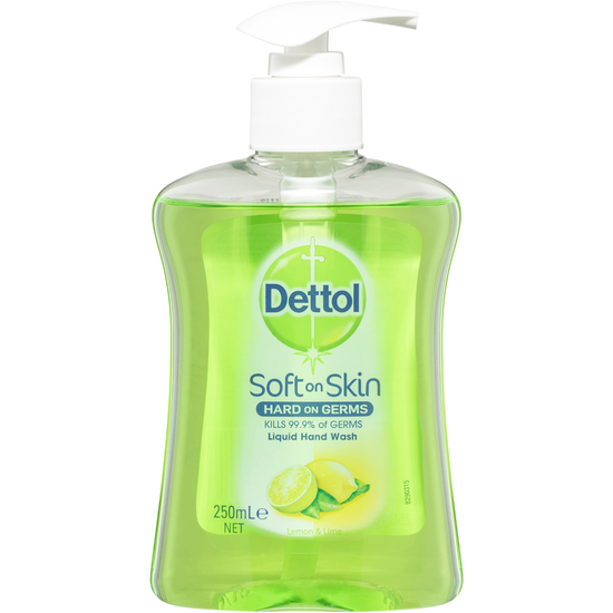 Dettol Antibac Liquid Hand Wash Lemon & Lime Pump 250ml