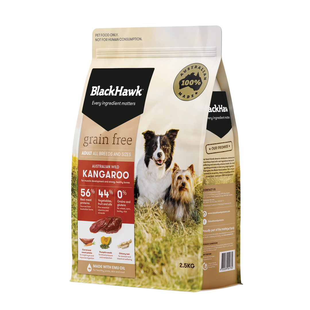 Black Hawk Dog Grain Free Kangaroo 2.5kg