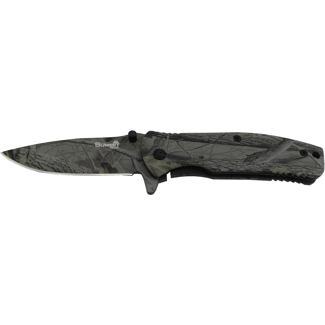 CEL Summit Gear Pocket Knife Camouflage Grey