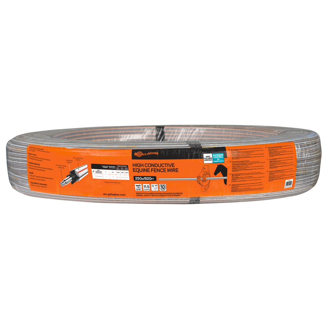 Gallagher EquiFence Wire White 250m 4 Strip