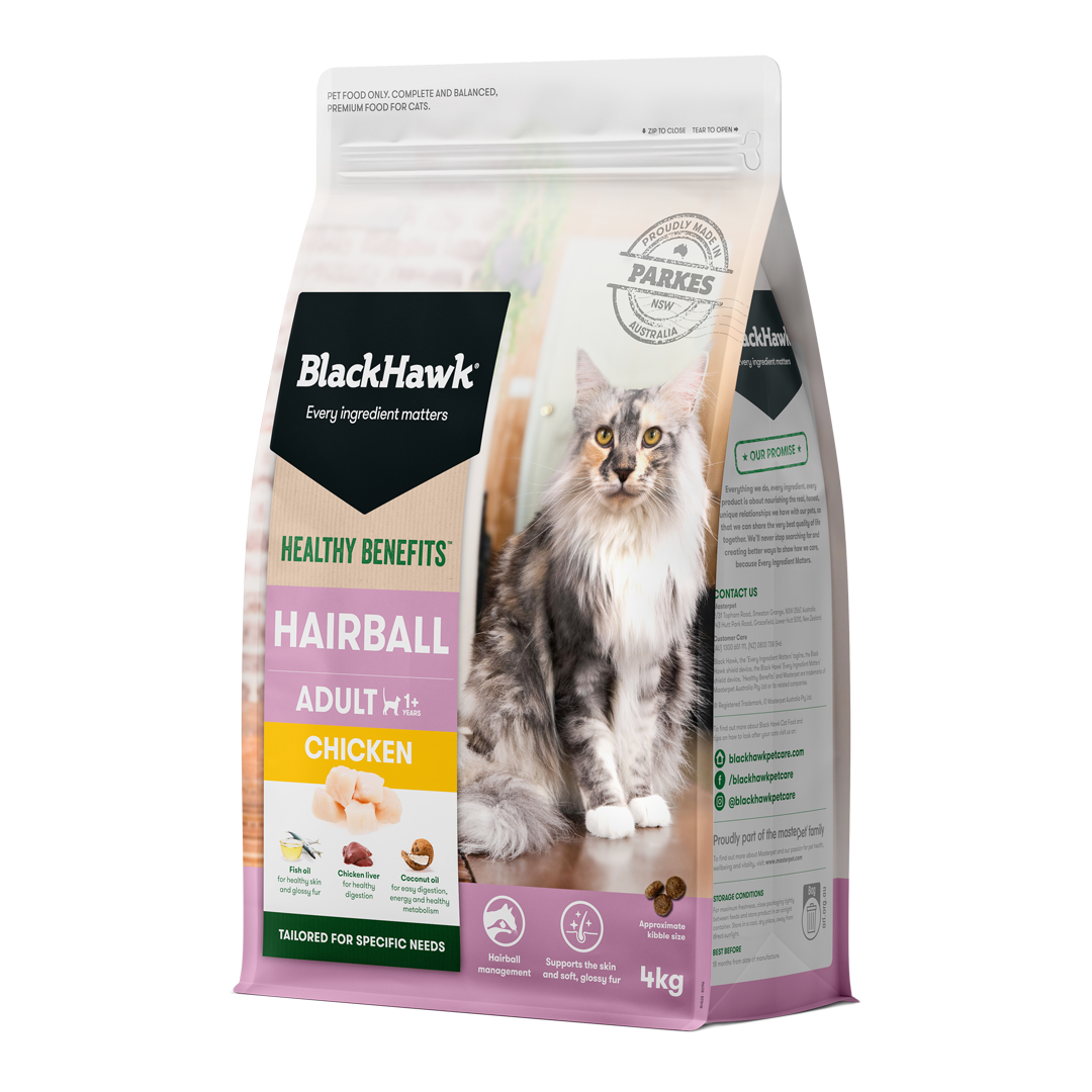 Black Hawk HB Cat Hairball Chicken 4kg