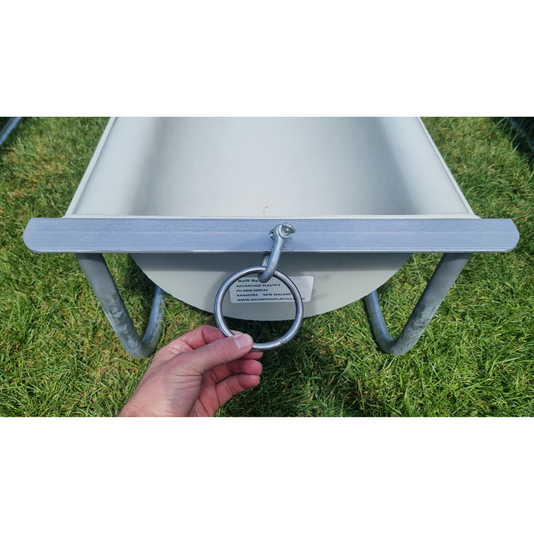 Advantage Plastics Meal Trough on Skids 100L