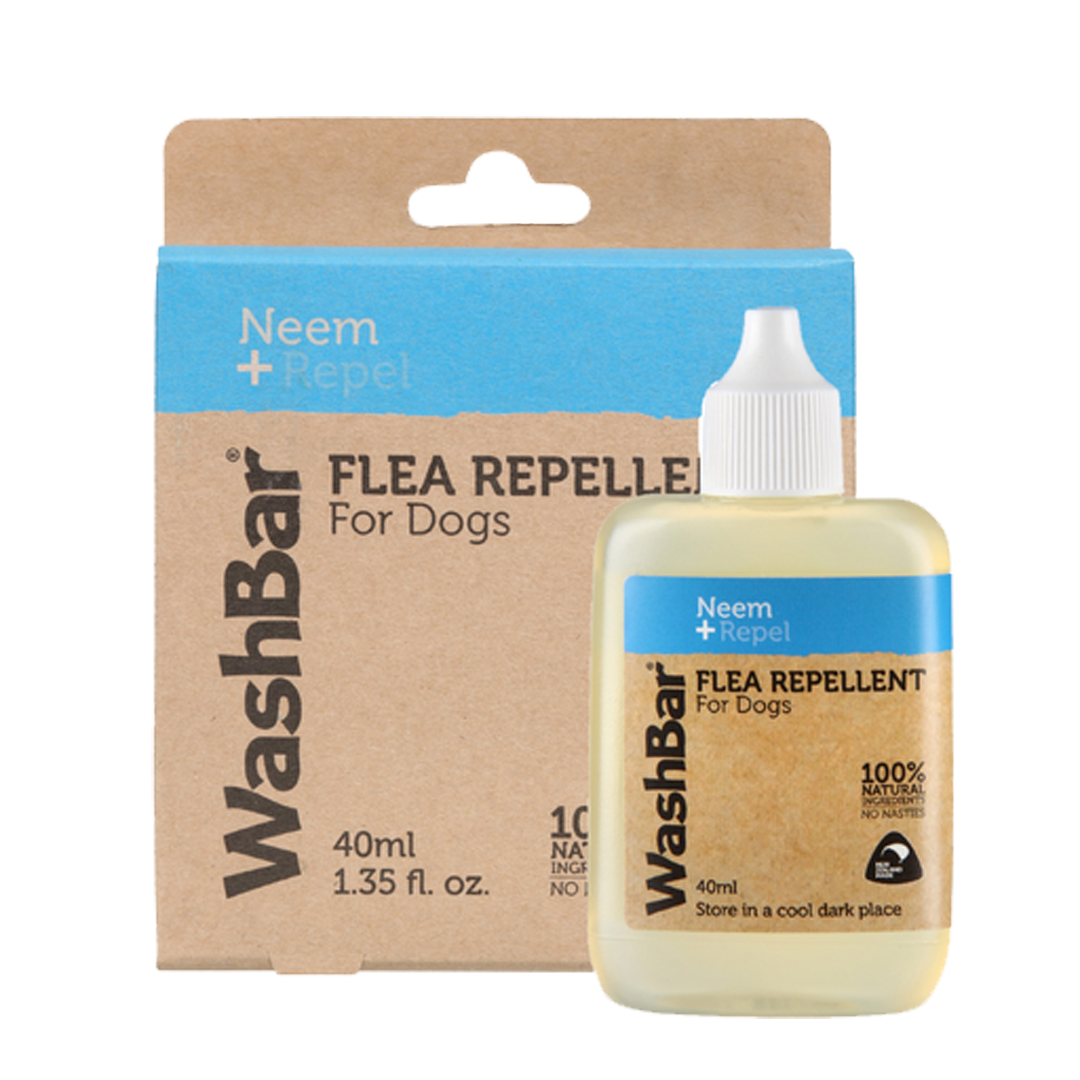 WashBar 100% Natural Flea Repellent For Dogs 40ml