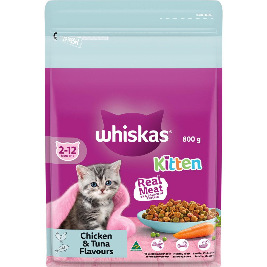 Whiskas Kitten Chicken & Tuna 800g