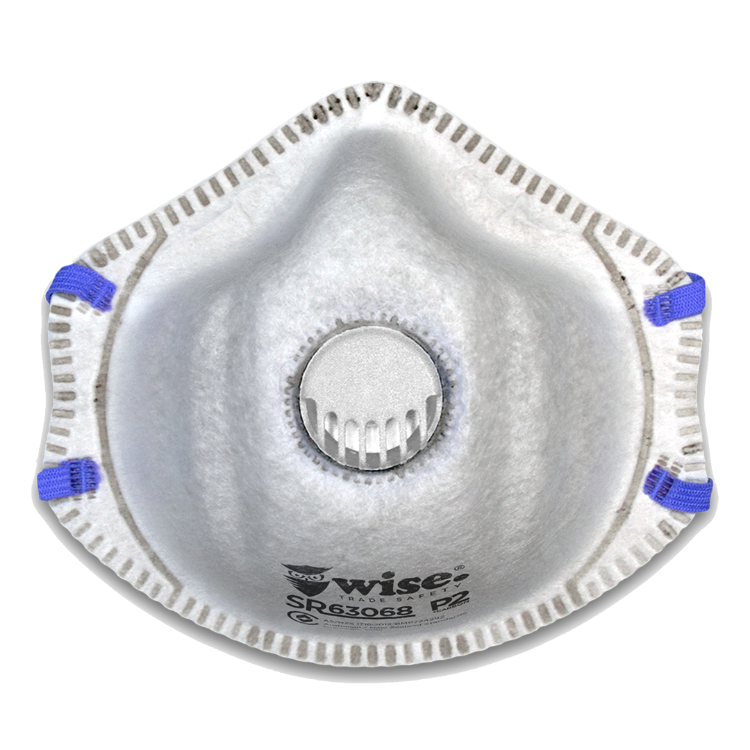 Wise Carbon P2 Mask With Valve 3 Packet