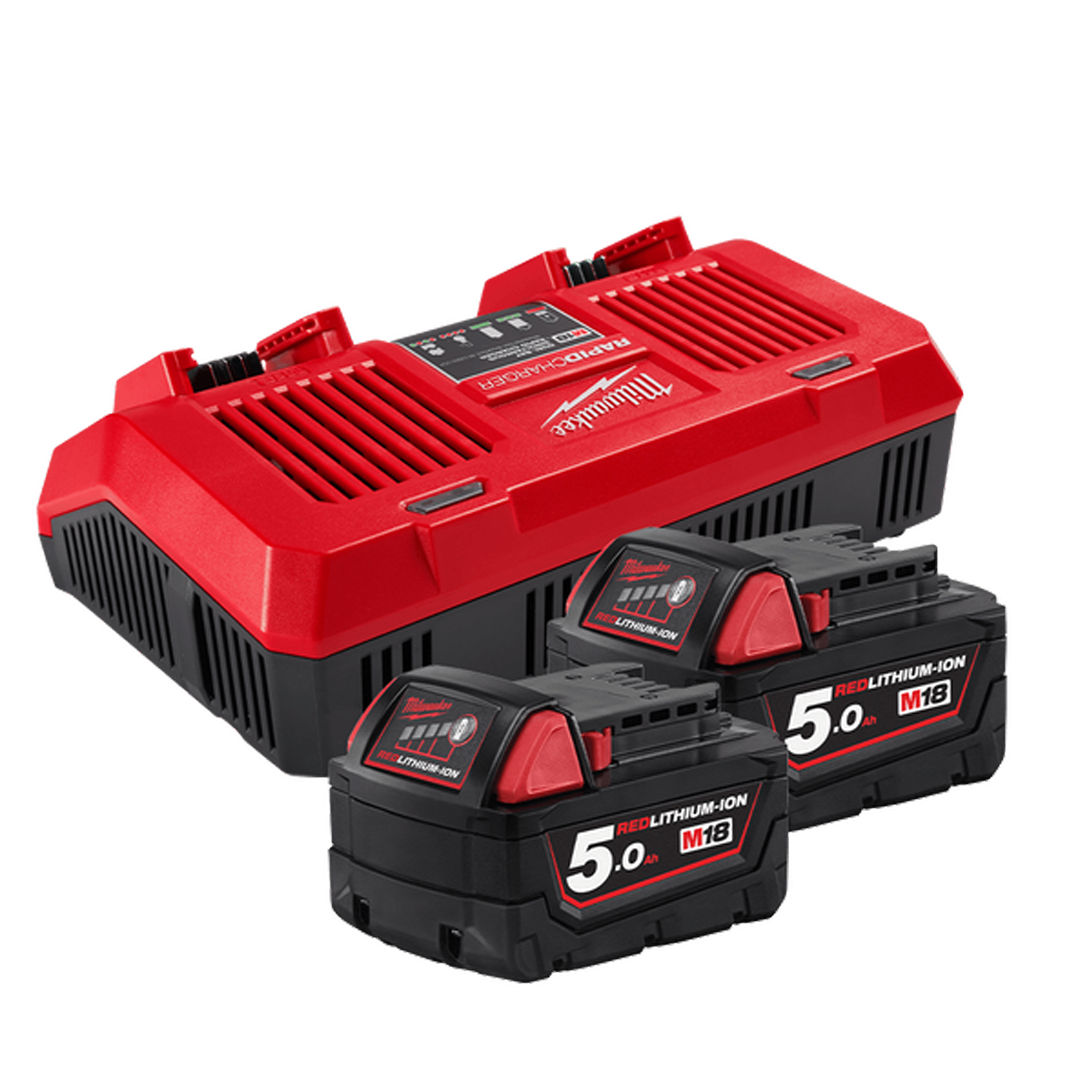 M18 Redlithium-Ion 5.0Ah Dual Bay Starter Pack