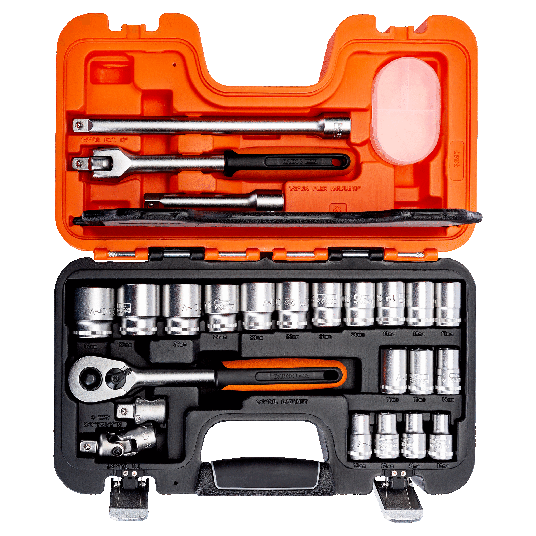 Bahco Socket Set 1/2in 24 Packet