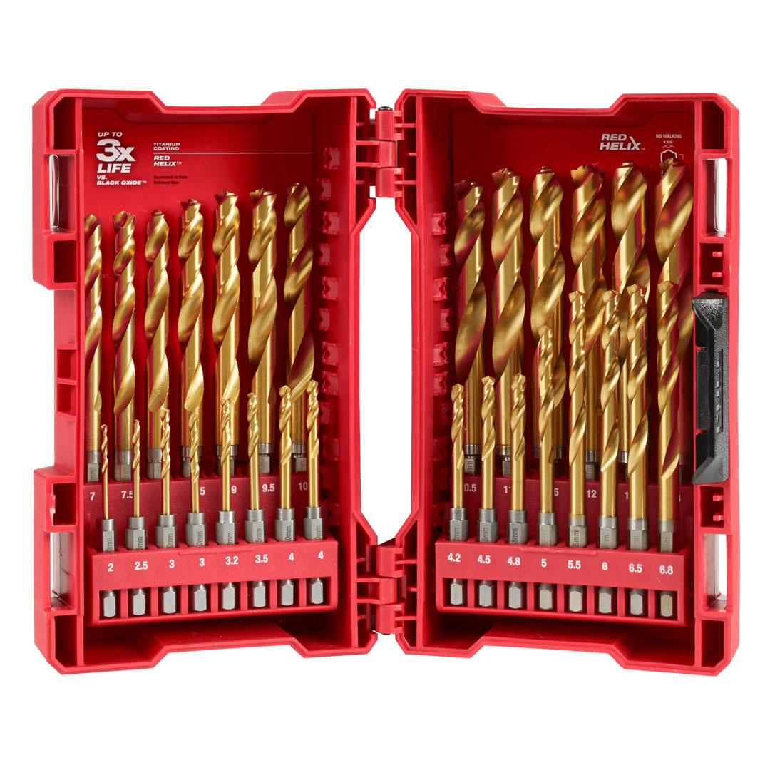 Shockwave Red Helix Titanium 29 Piece Kit