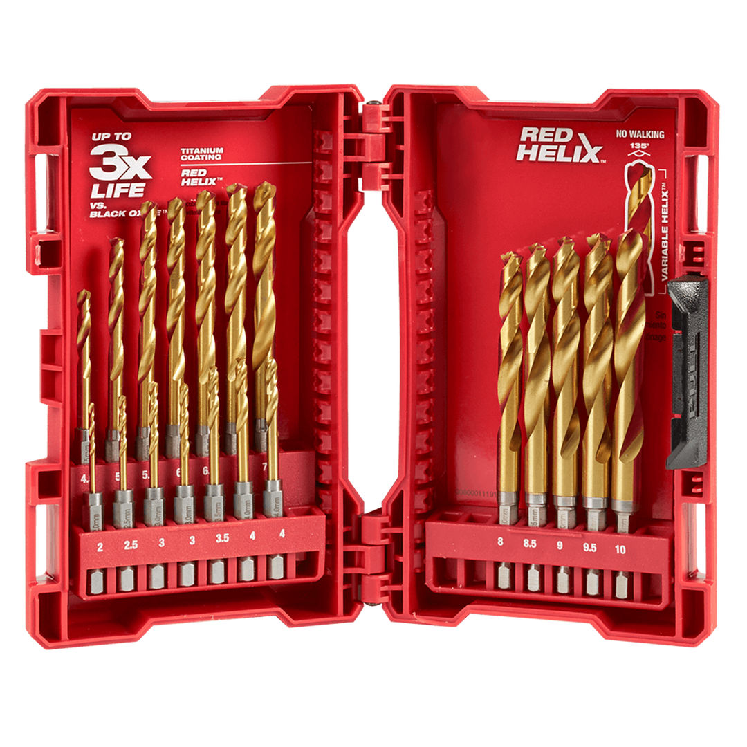 Shockwave Red Helix Titanium 19 Piece Kit