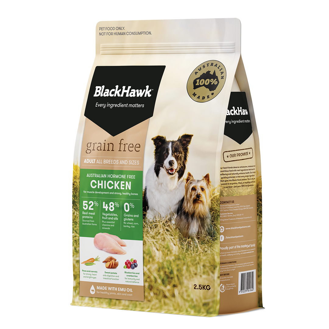 Black Hawk Dog Grain Free Chicken 2.5kg